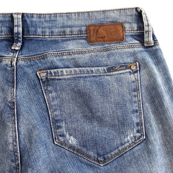 Mavi Jeans Women's Size 28 Slim Boyfriend Ripped Paint Splatter Distressed Emma - Picture 9 of 16